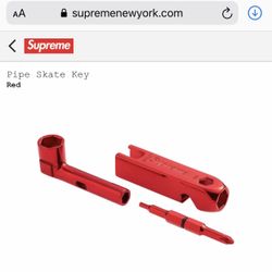 BRAND NEW SUPREME SKATEBOARD PIPE TOOL