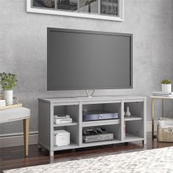 Mainstays Parsons Cubby TV Stand for TVs up to 50", Dove Gray
