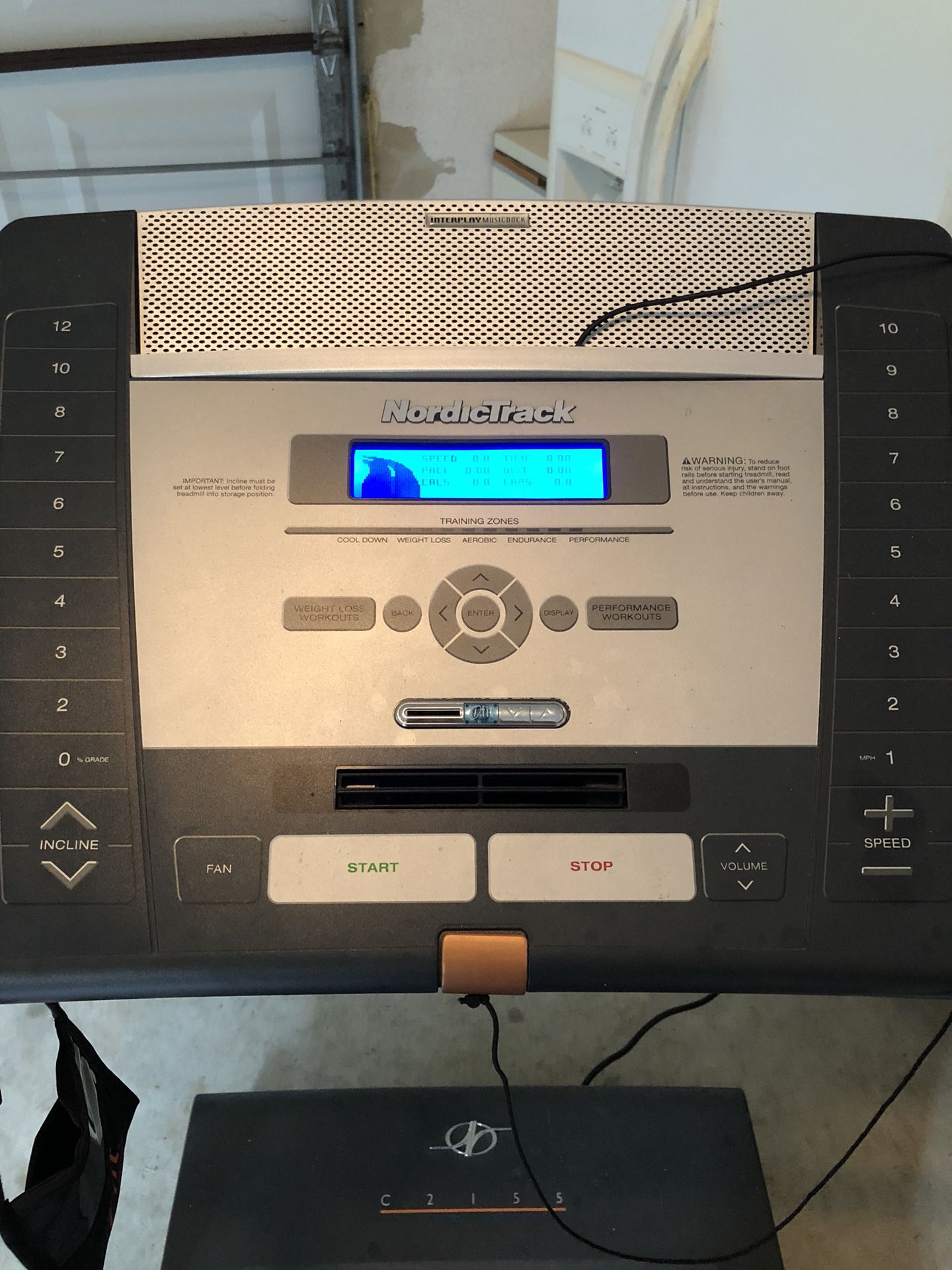 NordicTrack treadmill. No issues!!! Has all the extra bells and whistles