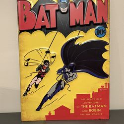 Batman metal wall decal