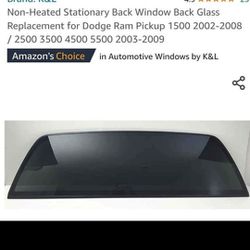 2002- 2008  dodge ram back window /glass 