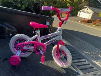Child Kid Children Bike 12” Wheels With Training Wheels Bicycle Tricycle Trike Like Brand New Condition