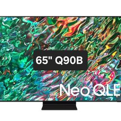 SAMSUNG 65" INCH NEO QLED 4K SMART TV Q90B ACCESSORIES INCLUDED 