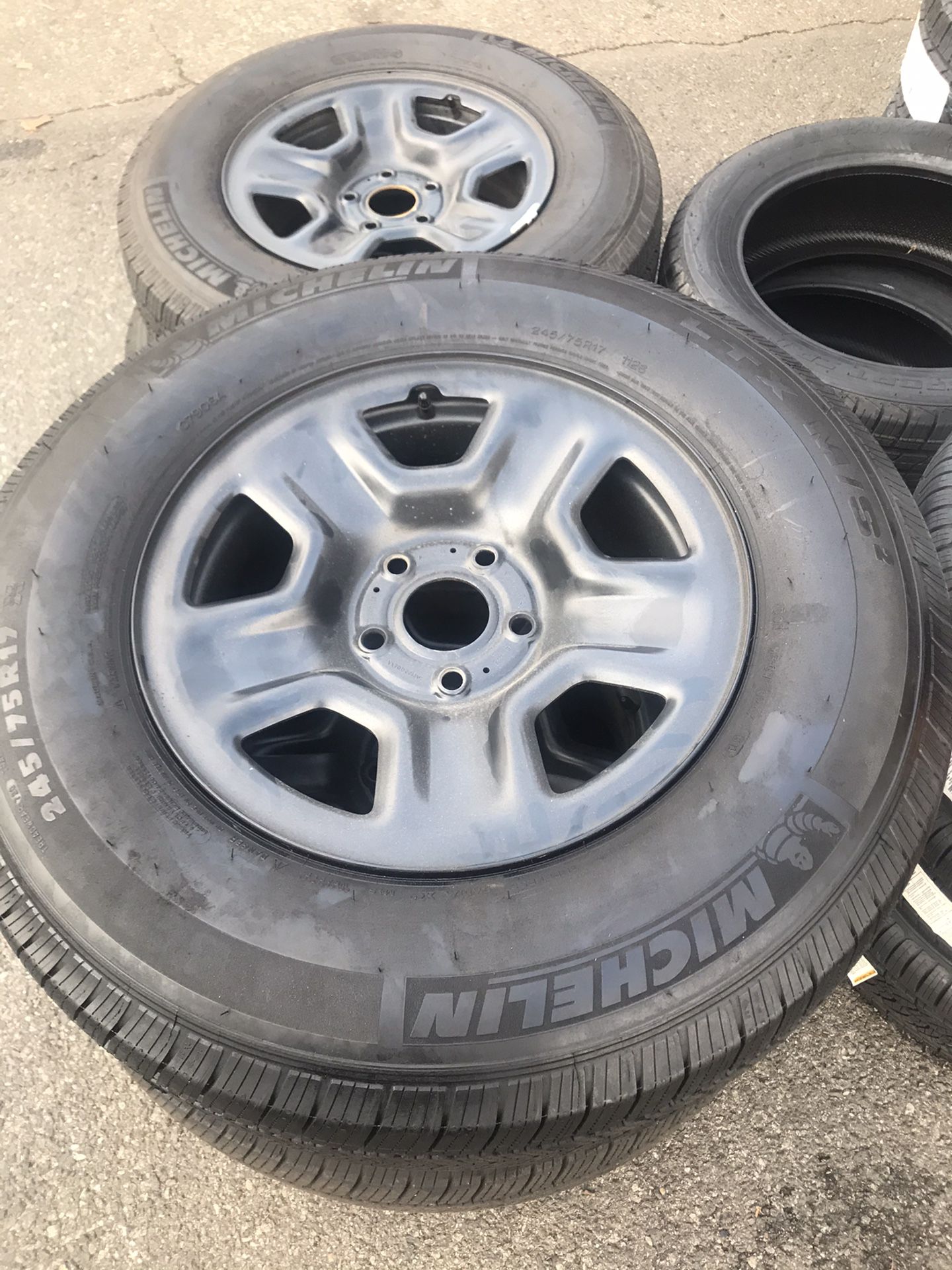 Michelin LTX All Terrain Tires and Rims Jeep Wrangler 2019