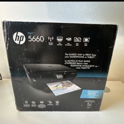HP Envy 5660 e-All-In-One Wireless Print Scan Copy Photo Inkjet Printer- NEW