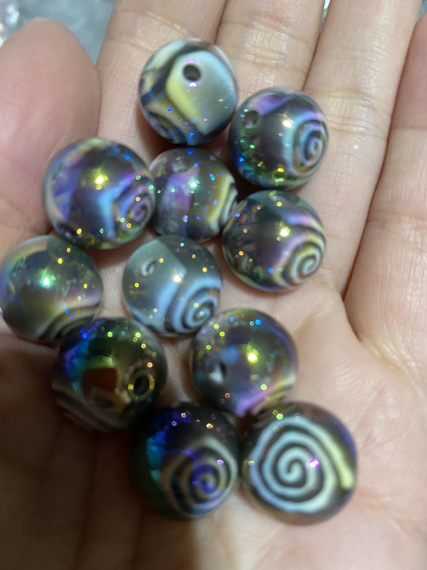 35pc Unique Pattern Bead For Beaded Pen And Craft Making