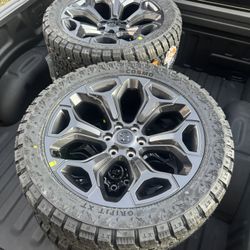 22" Dodge Ram 1500 OEM Laramie wheels LIMITED Gray Brand New