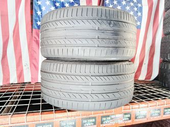 ✅ 265/30ZR20 CONTINENTAL SPORTCONTACT 5P ALL SEASON HIGH PERFORMANCE 2 NICE USED TIRES 265 30 20