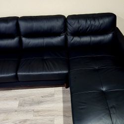 Modular Leather Sectional Sofa