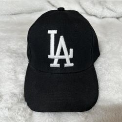 LA Dodgers Black And White Hat 