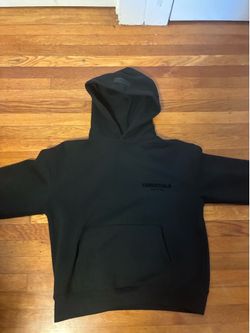 black essentials hoodie