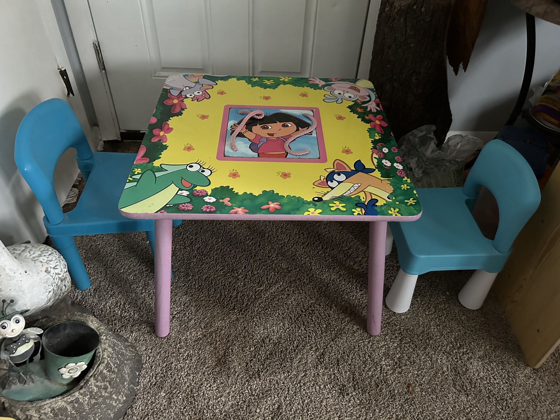 Dora The Explorer Table And 2 Chairs