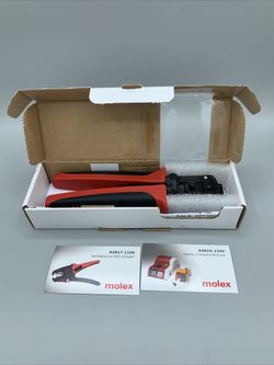 Molex 63(contact info removed) Crimp Tool 20-22 AWG Molex Hand Tool Crimper, 63(contact info removed) RevA