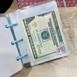 2 Pink Mini Money Saver Challenge Binders $10 Each New!!