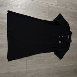 Woman’s Black Polo Dress