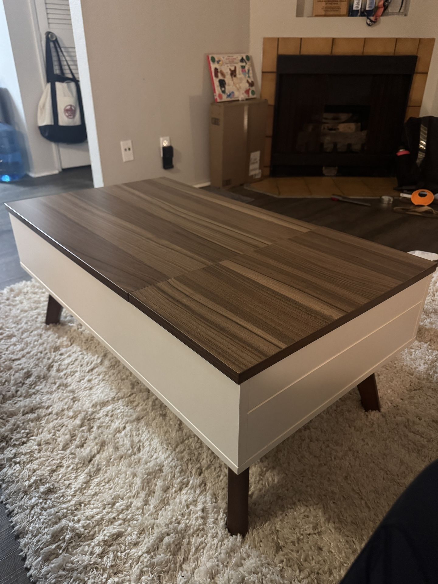 Nathan James Storage Coffee Table