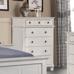 New Chest with Antique White Finish Gives “Worn” Look $365!!