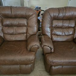 Lazy Boy Leather Recliners