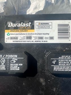 Batería Duralast gold grupo 65 850/1000 /150
