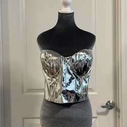 Silver corset 