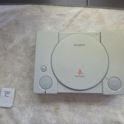 Sony PlayStation 1 SCPH-9001 Grey controller and RCA cords included 