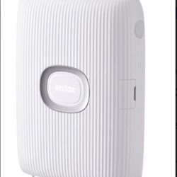 Fujifilm INSTAX Mini Link 2 Smartphone Printer Bundle + 10-Pack Film, Clay White