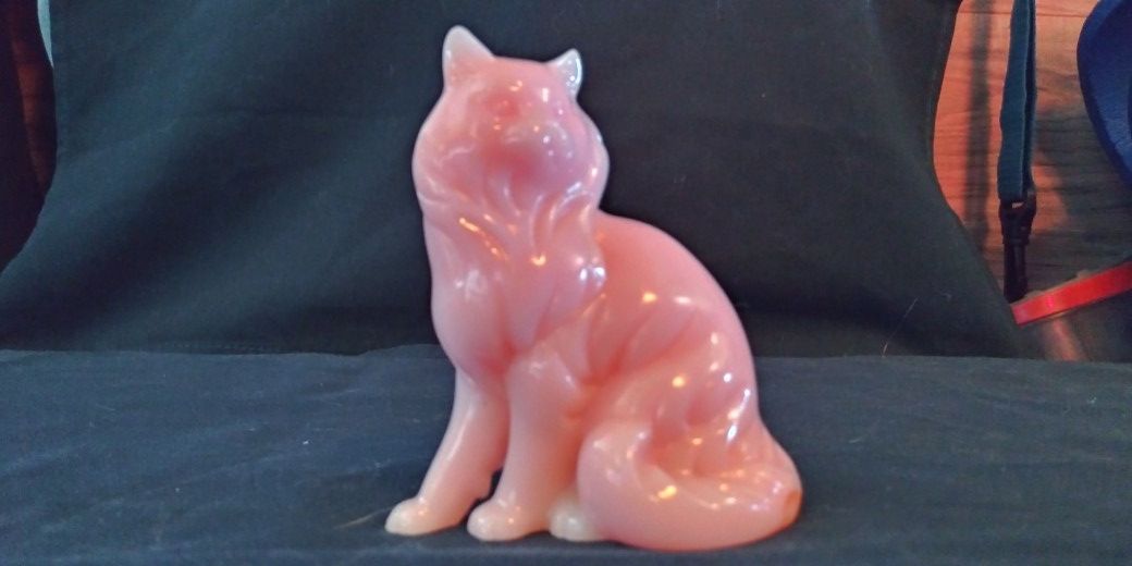 "Pink Alabaster" Franklin Mint Curio Cabinet Collection