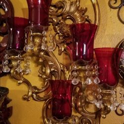 Home  Interiors  2 Candeleros   ASKING  FOR  PRICE  THANK 