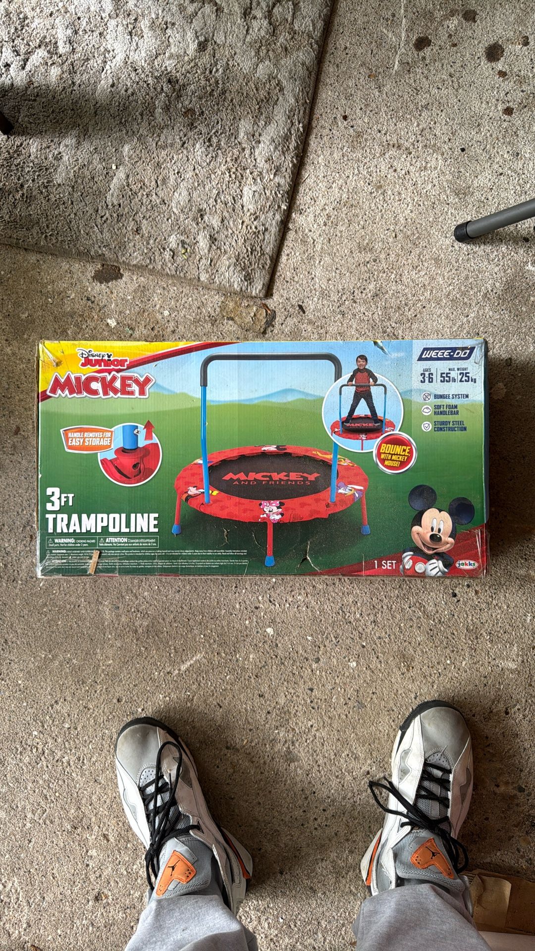 Trampoline Disney junior Mickey Ages 3-6