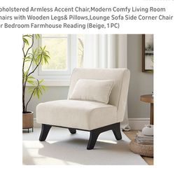 Armless Accent Chair