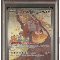 LOCAL PICKUP** Bloodmoon Ursaluna ex 216 Scarlet & Violet Psa 10 for Sale  in Norwalk, CA - OfferUp