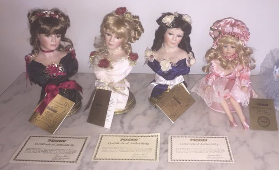Seymour Mann dolls lot of 5 and 4 are musicals
