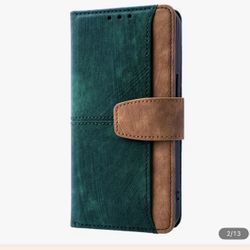 Color Block RFID Faux Leather Flip Phone Case Card Holder Bracket for Samsung Galaxy A10  New phone case