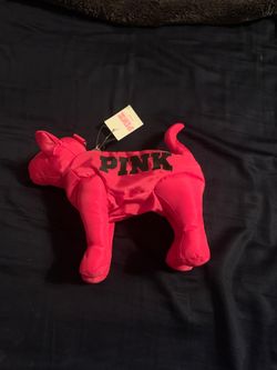 Pink dog coin purse