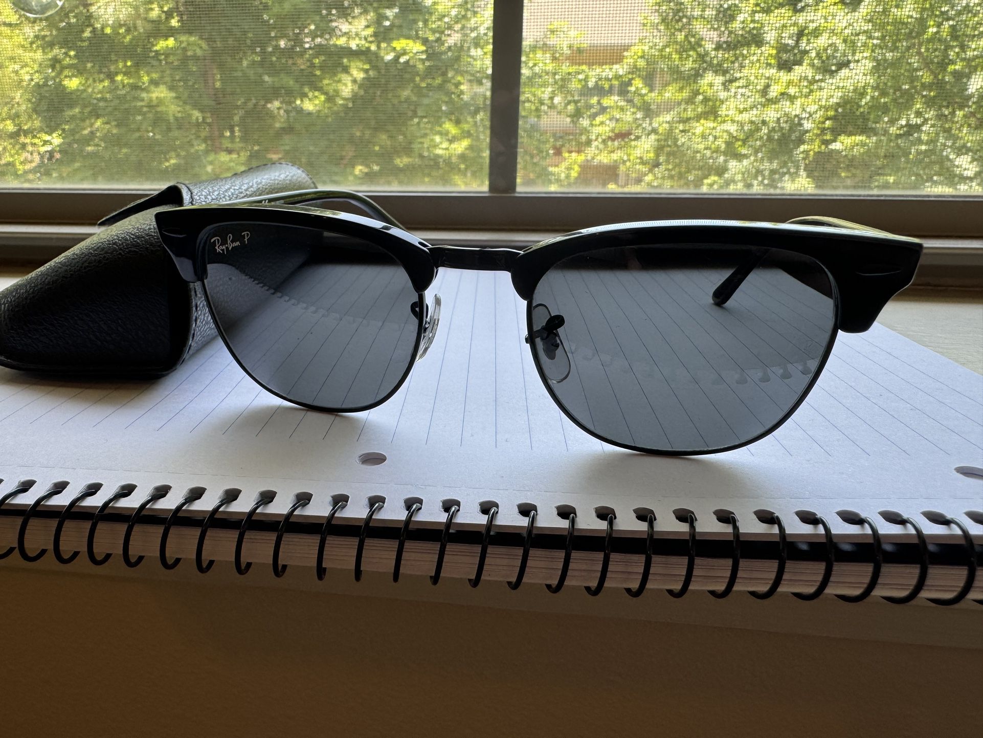 Polarized Rayban Clubmasters Sunglasses