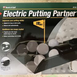 Electric Putting Partner In Box. Perfect Condition. Great Way To Practicing Putting - Golf 