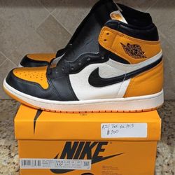 VNDS Jordan Retro 1 Taxi Size 10.5 Comes With original Receipt 100% Authentic!! 