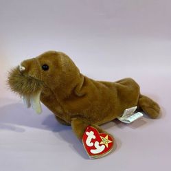 Vintage 1999 Ty Beanie Baby NWT Excellent Condition NWT Paul The Walrus 8" long