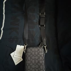 Coach Men’s Stanton Crossbody In Signature Jacquard