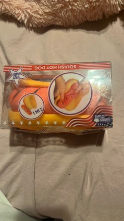 Sunny Days Squish Hot Dog Toy