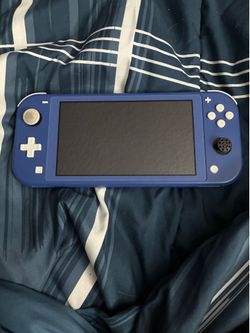 Blue Nintendo switch