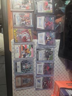 Football auto cards