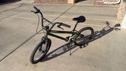BMX bike with mountain bike tires back brake does not work. Front brake basically works.