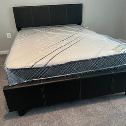 Queen Mattress Come With Headboard & Footboard And Box Spring - Same Day Delivery 