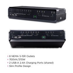 CyberPower SL700U-R 700VA/370W, 8 Outlets UPS System