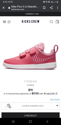 Nike Pico 5 Toddler size 7