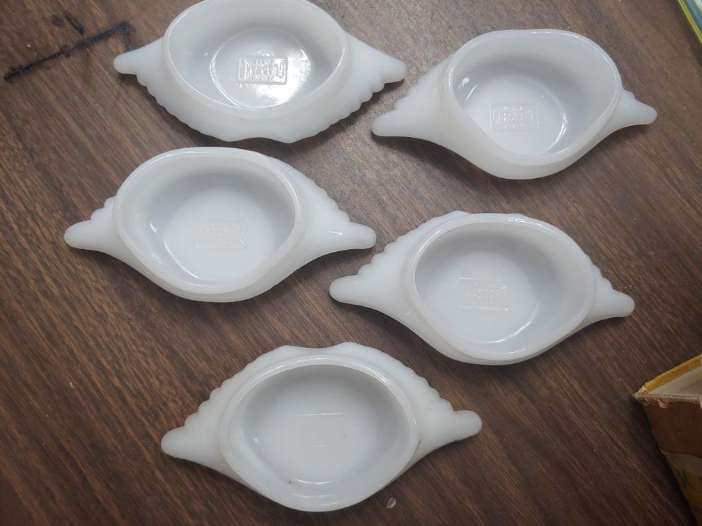 Vintage Glasbake Crab Dish