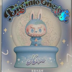 Pop Mart Labubu Crystal Ball/snow Globe