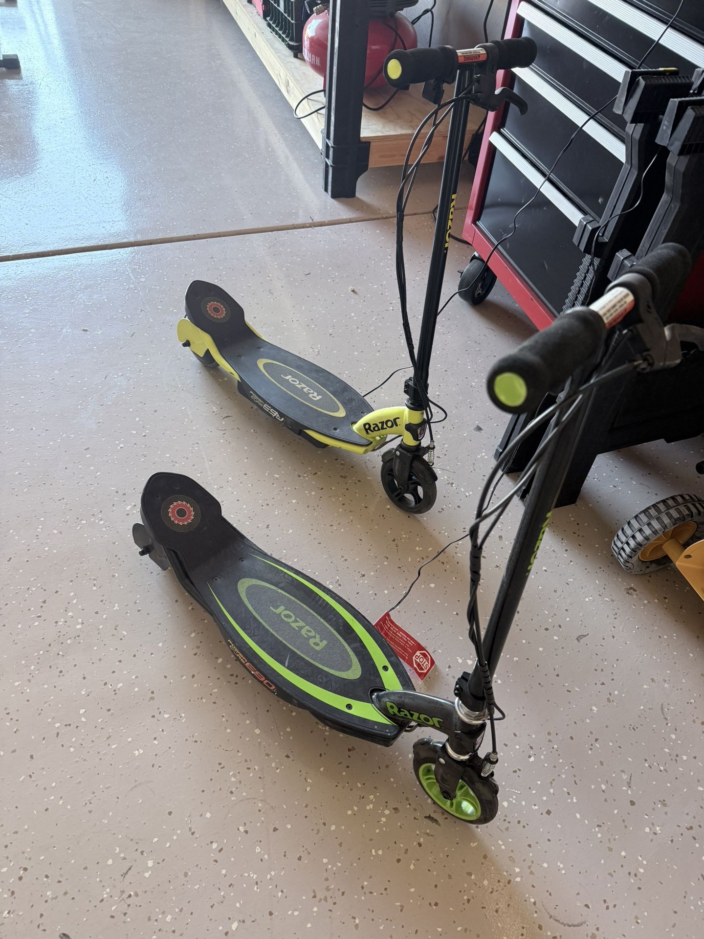 Kids Razor Electric Scooters.