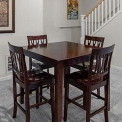 Wooden Counter height Dining Set